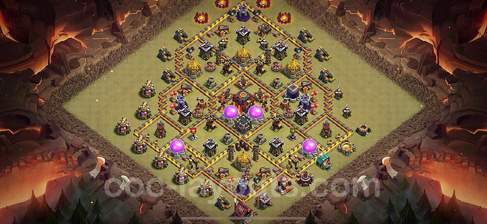 Anti 2-Star War Base for TH10 β Instant Copy Link Season 2026