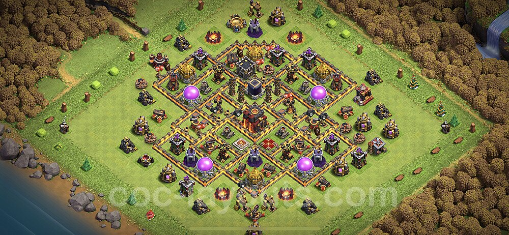 Best TH10 Farming Base β Anti 3-Star Plan Season 2026