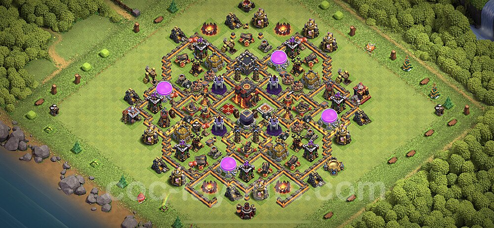 Best TH10 War Base β Anti 2-Star Plan Season 2026