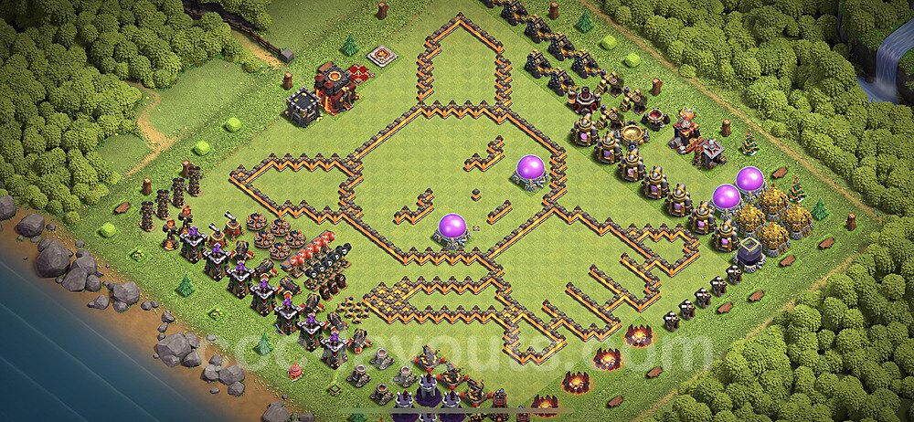 Dominate with This TH10 War Base – Solid Defense Season 2026