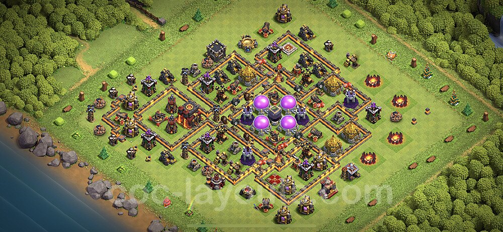 Farming Base Layout TH10 – Resource Protection Defensive Strategy Updated 2026