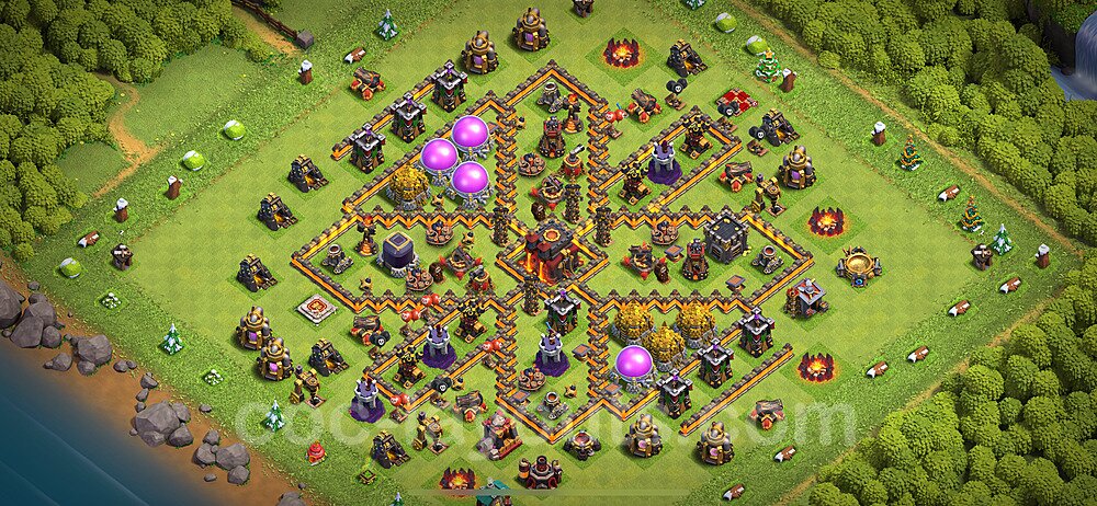 Hybrid Base Layout TH10 β Hybrid Defense Defensive Strategy Season 2026