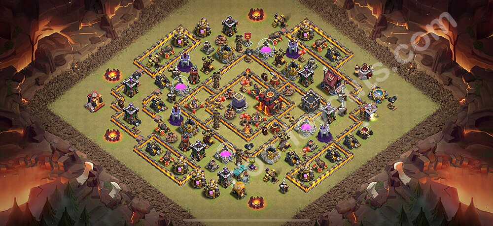 Legend League TH10 Base Layout | Best War Design 2026