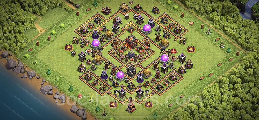 New TH10 Farming Base – Anti Air Design & Copy Link 2026