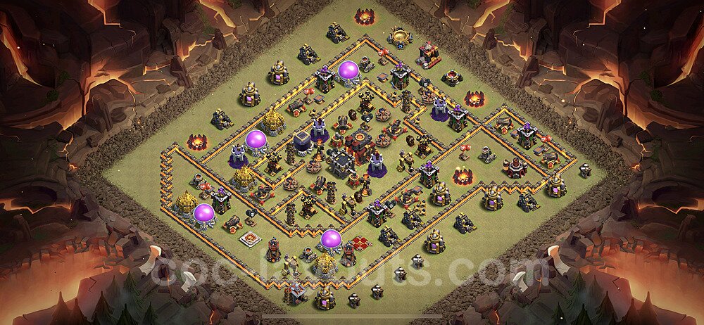 New TH10 Hybrid Base β Hybrid Defense Design & Copy Link Season 2026