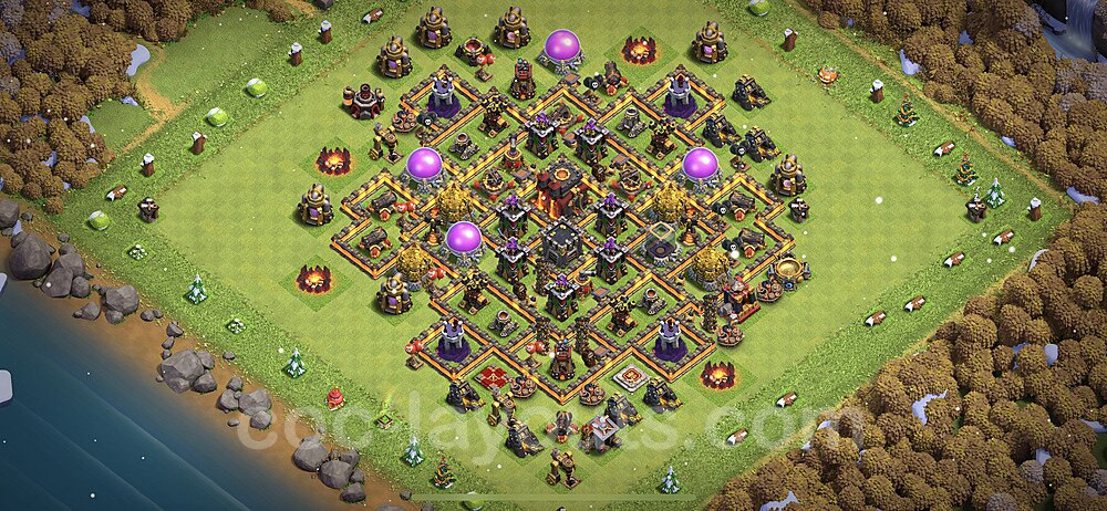 Pro TH10 War Design – Anti Air Base Link Updated 2026