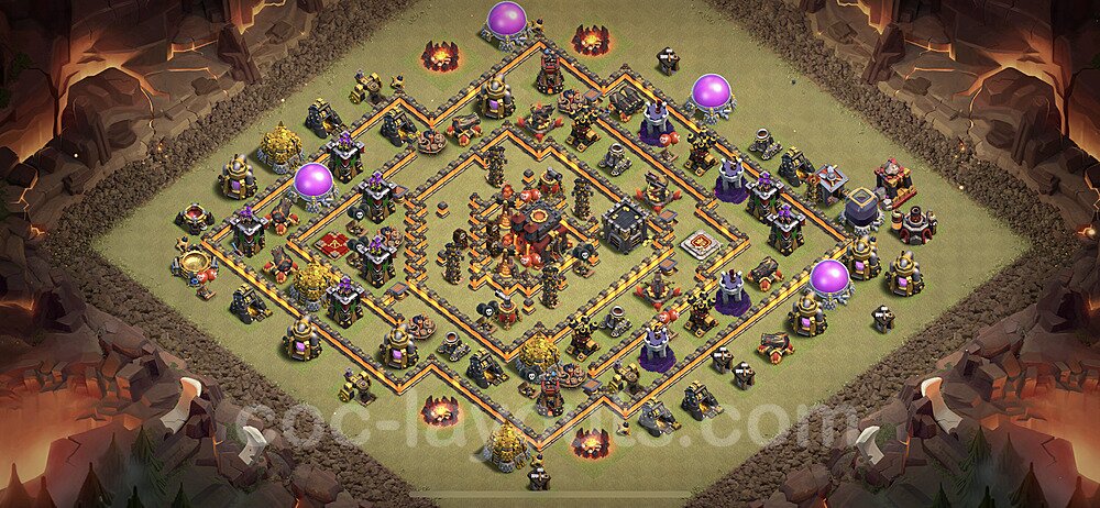 Pro TH10 War Design – Anti Everything Base Link Updated 2026