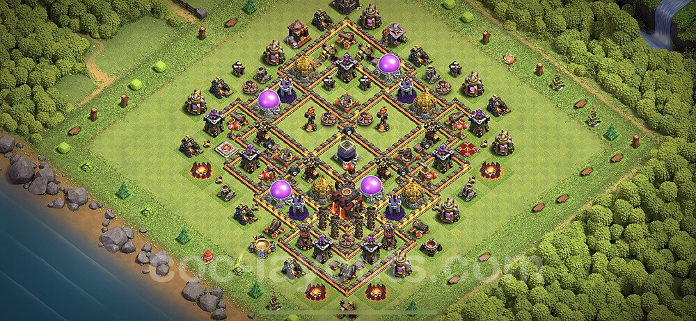 Ranked TH10 Farming Base – Resource Protection with Link Updated 2026