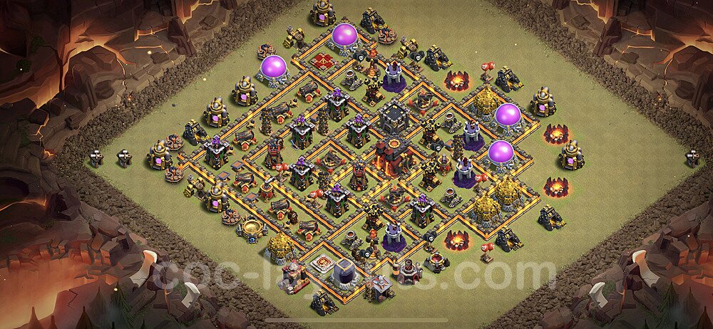 Strongest TH10 Hybrid Base – Anti 3-Star Guide 2025