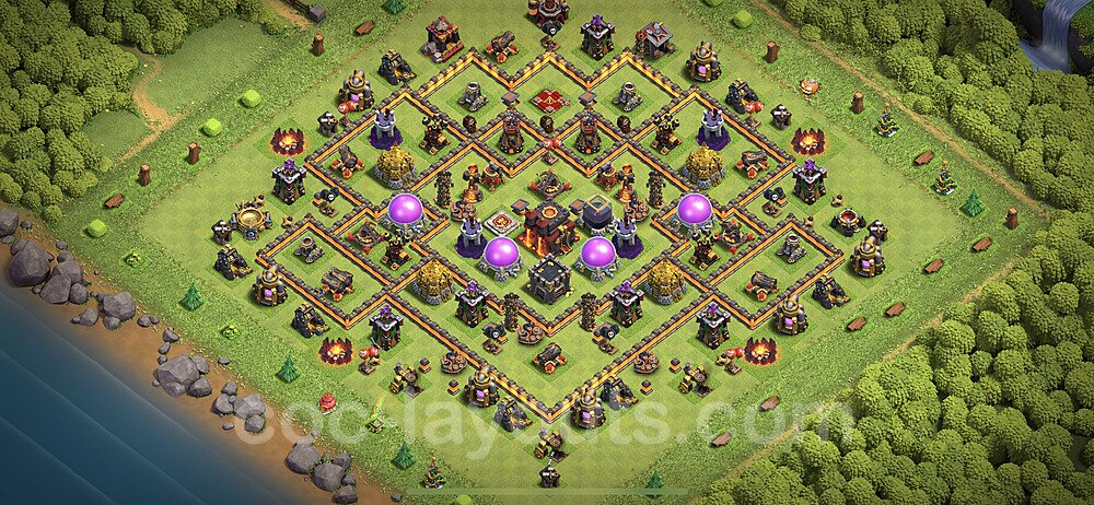 Strongest TH10 Hybrid Base – Trophy Pushing Guide 2025