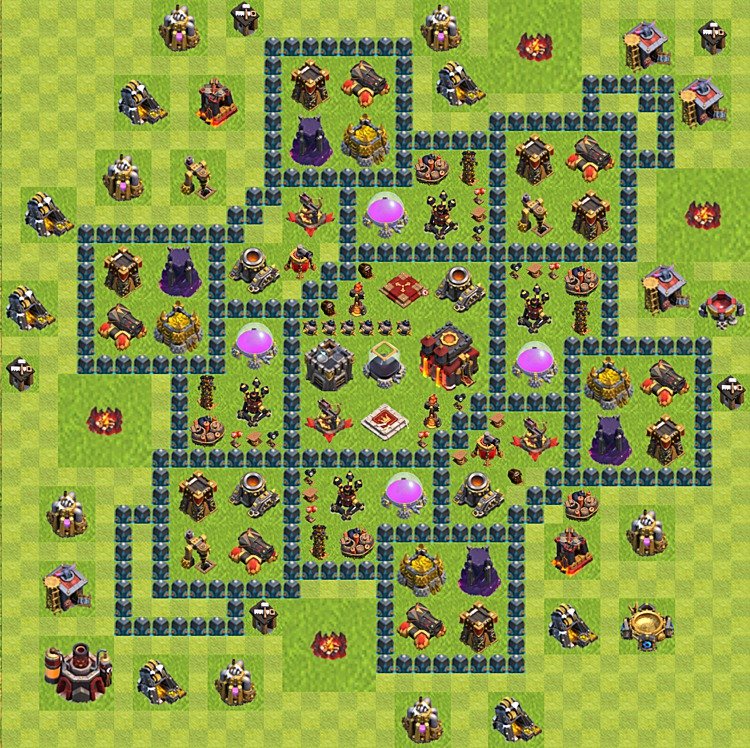 Strongest TH10 Trophy Base β Trophy Pushing Guide CoC 2026