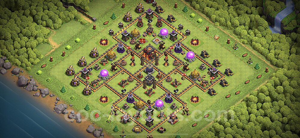 TH10 Anti Air Base – Award-Winning Farming Layout CoC 2026