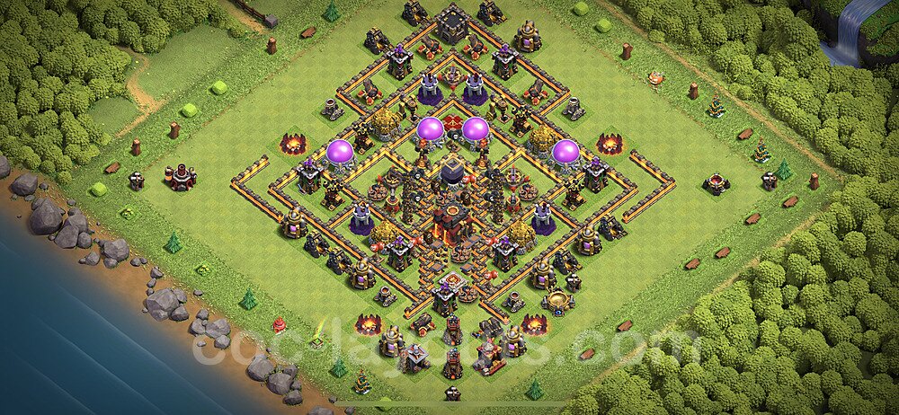 TH10 Defensive Farming Layout – Anti Everything with Link Season 2026