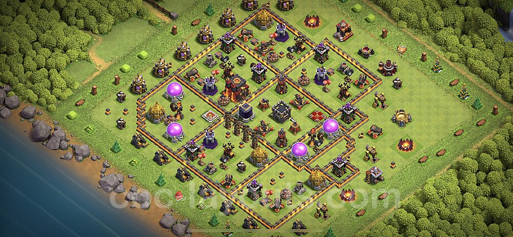 TH10 Farming Base Blueprint – Resource Protection Edition 2026