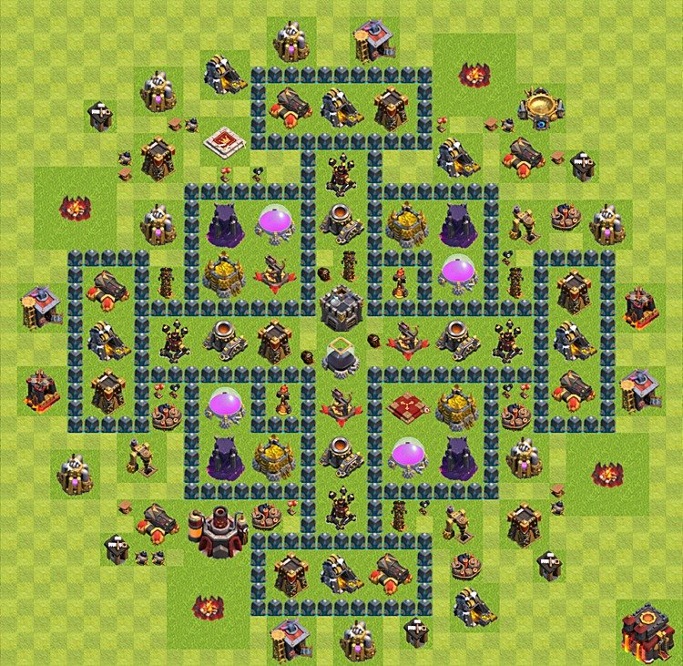 TH10 Farming Base Plan – Resource Protection with Base Link Season 2026