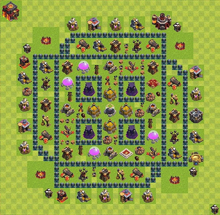 TH10 Farming Base Plan – Resource Protection with Base Link Updated 2026
