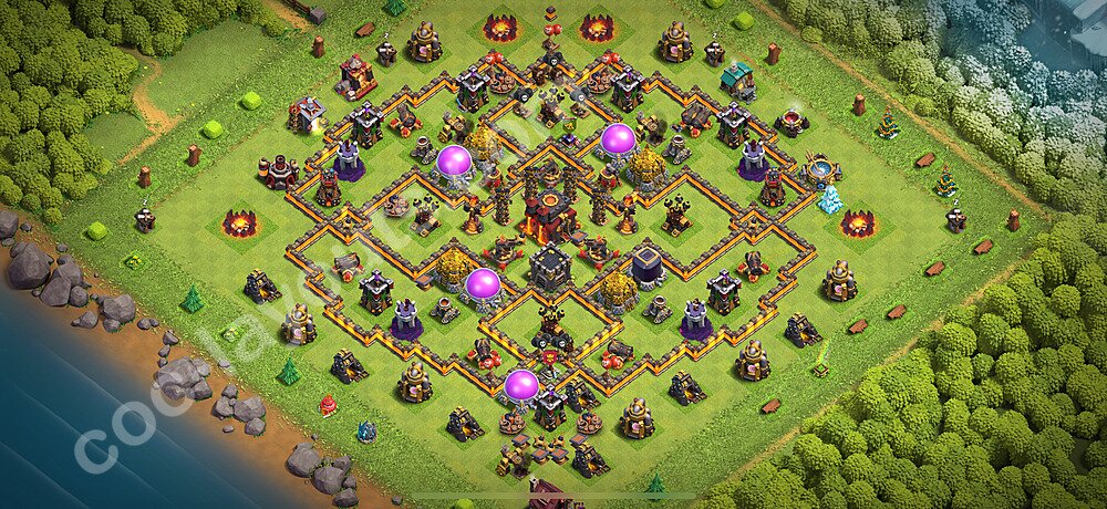 TH10 Farming Layout – Resource Protection Strategy & Base Link 2025