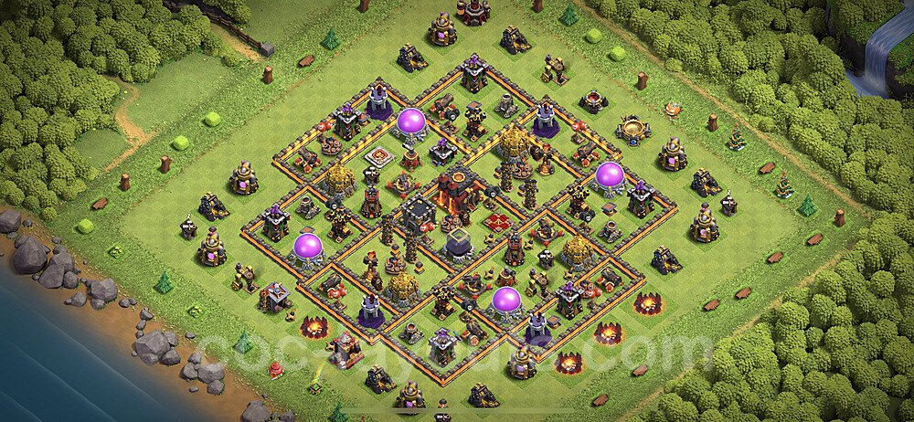 TH10 Hybrid Base Plan – Anti 3-Star with Base Link 2026