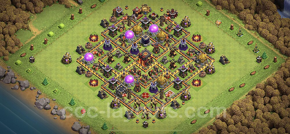 TH10 Hybrid Defense Base – Award-Winning Hybrid Layout Season 2026