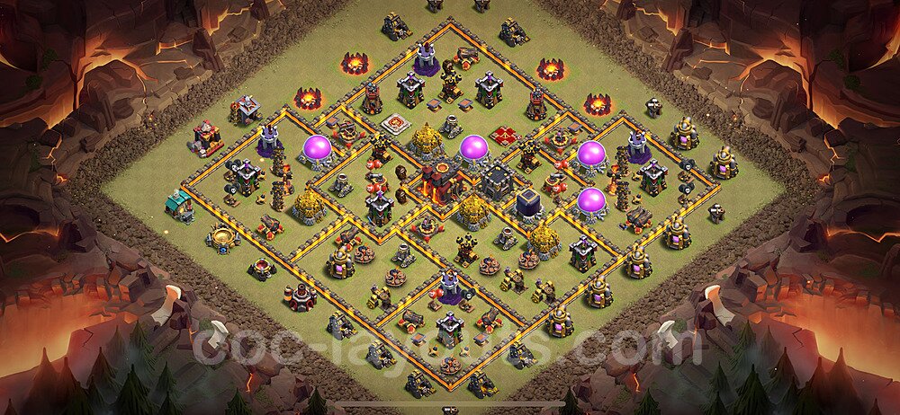 TH10 Hybrid Defense Base – Competitive Hybrid Layout 2026