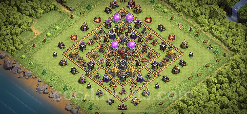 TH10 Hybrid Setup β Hybrid Defense Defensive Layout 2025