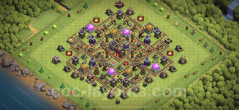 TH10 Resource Protection Base – Competitive Hybrid Layout Updated 2026