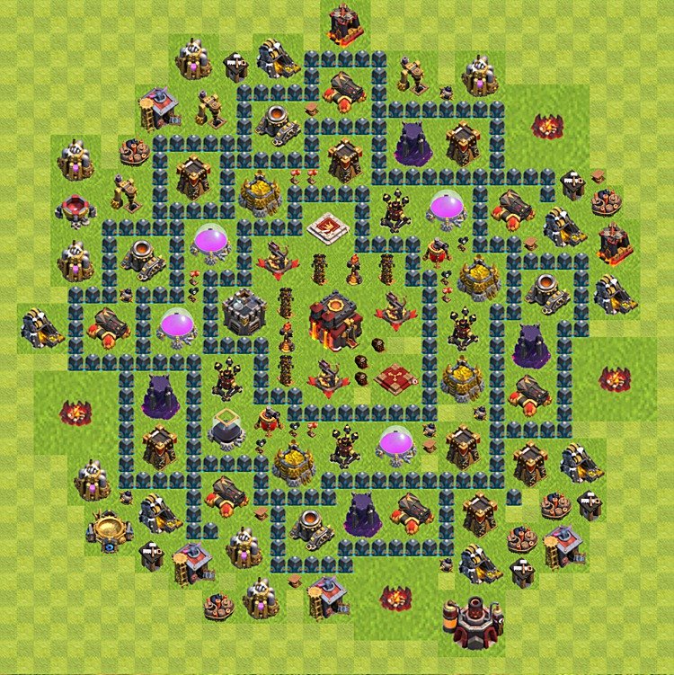 TH10 Trophy Base with Link – Trophy Pushing Layout Season 2026