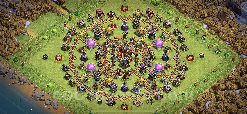 TH10 Trophy Pushing Base β Award-Winning Trophy Layout 2026