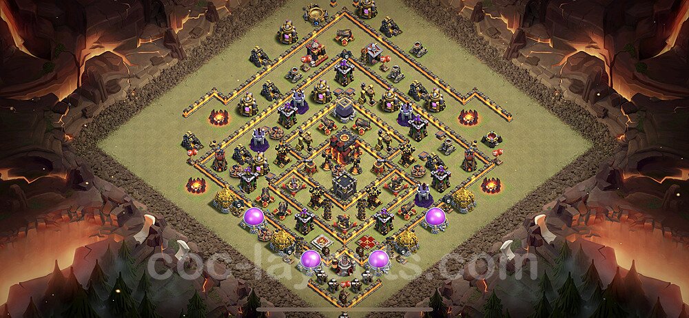 TH10 War Base Blueprint – Anti 2-Star Edition 2026