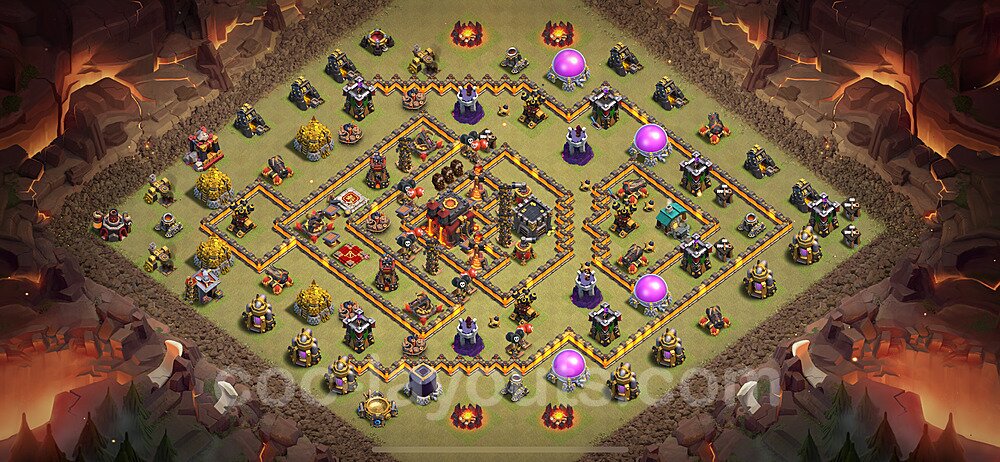 TH10 War Base Blueprint β Anti Everything Edition CoC 2026