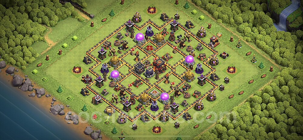TH10 War Base Blueprint – Anti Everything Edition Updated 2026