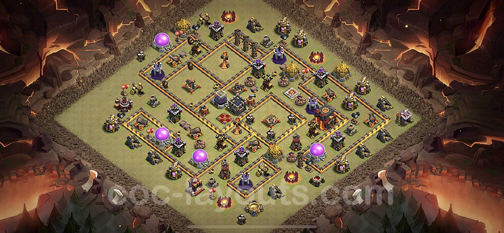TH10 War Base with Copy Link – Anti Everything Strategy Season 2026