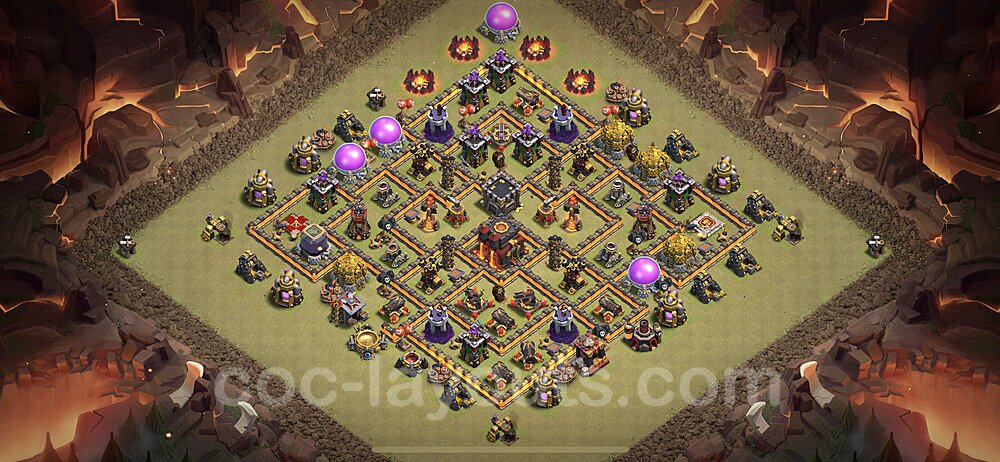 TH10 War Setup β Anti Air Defensive Layout CoC 2026