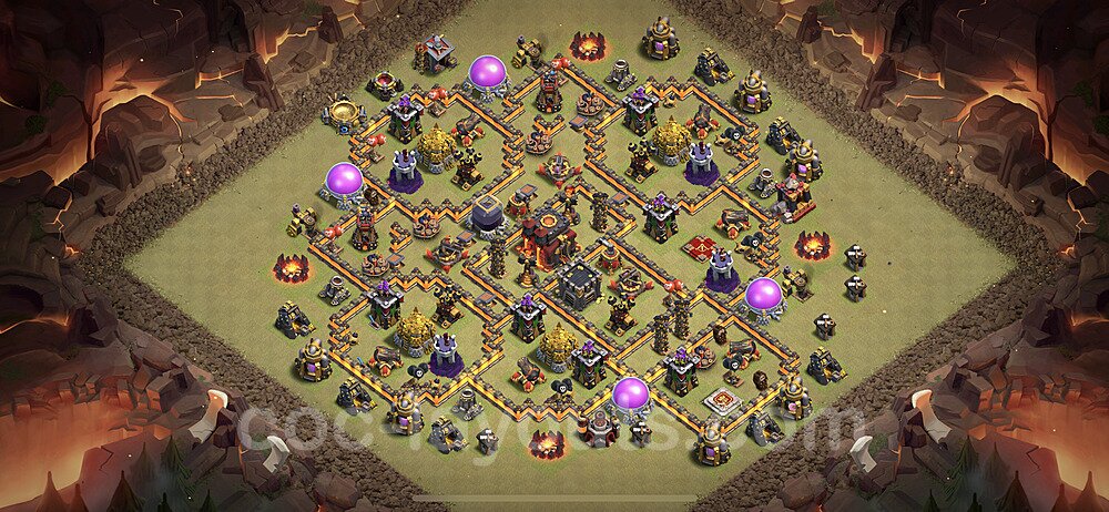 TH10 War Setup β Anti Everything Defensive Layout Season 2026