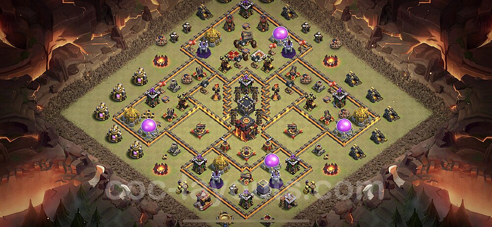 TH10 War Setup – Anti Everything Defensive Layout Updated 2026