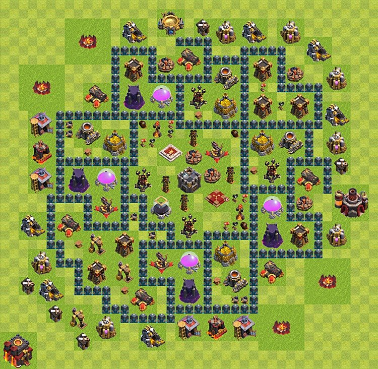 Ultimate TH10 Farming Base – Resource Protection with Copy Link Season 2026