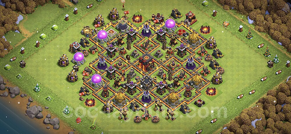 Ultimate TH10 Hybrid Base – Hybrid Defense with Copy Link 2026