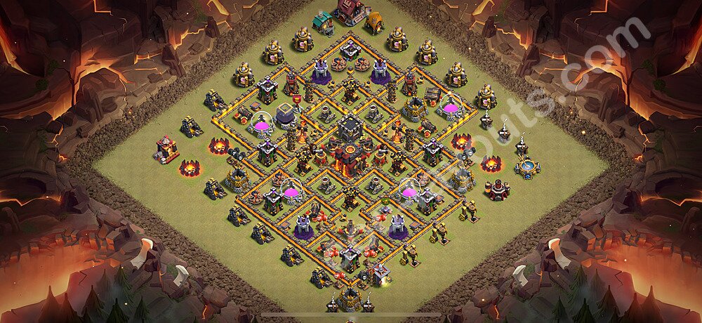 Ultimate TH10 Hybrid Base – Hybrid Defense with Copy Link 2026