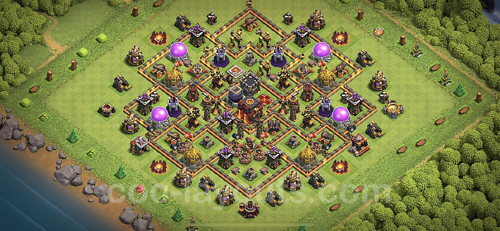 Ultimate TH10 Hybrid Base β Hybrid Defense with Copy Link CoC 2026