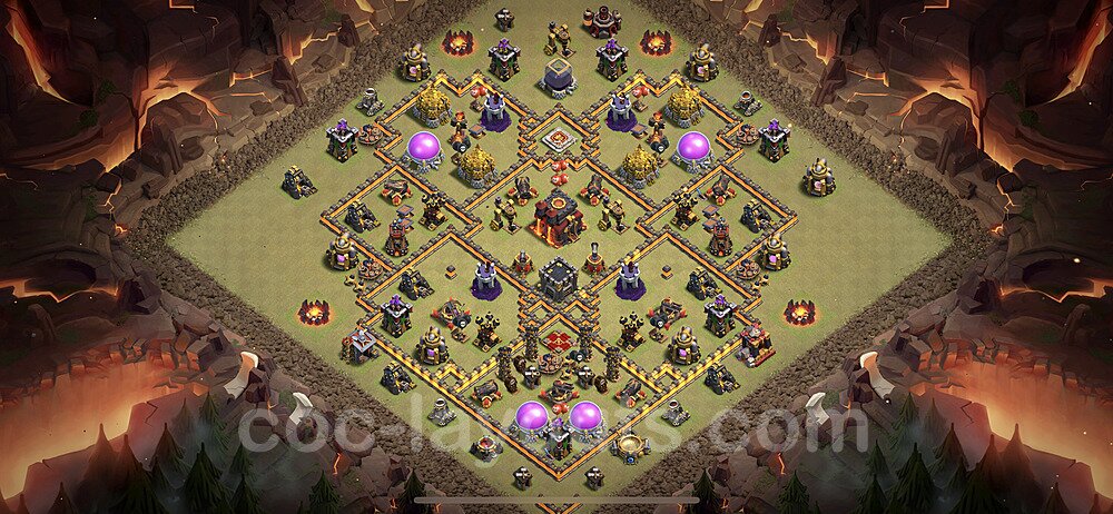 Ultimate TH10 War Base – Anti 3-Star with Copy Link Updated 2026
