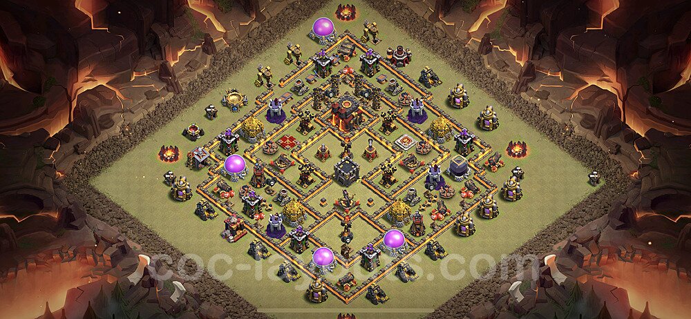 Ultimate TH10 War Base β Anti Air with Copy Link Updated 2026
