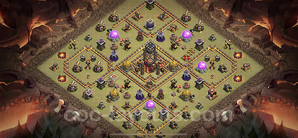 Ultimate TH10 War Base – Anti Air with Copy Link Updated 2026