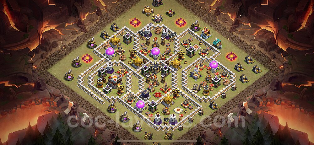 Best TH11 Hybrid Base β Anti 2-Star Plan 2026