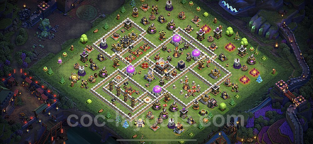 Best TH11 Hybrid Base β Resource Protection Plan CoC 2026