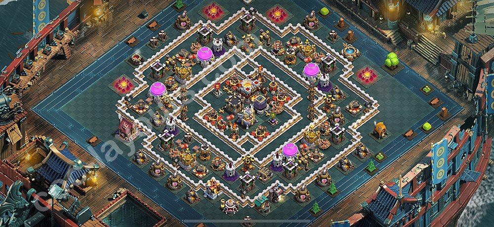 Best TH11 War Base – Anti 2-Star Plan 2025