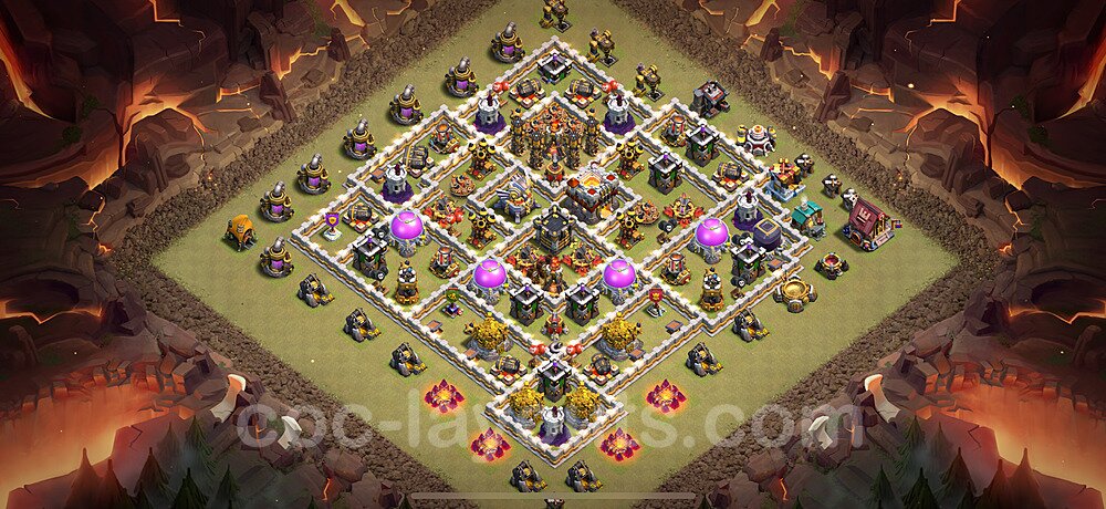 Clash of Clans TH11 Hybrid Base – Hybrid Defense Design CoC 2026
