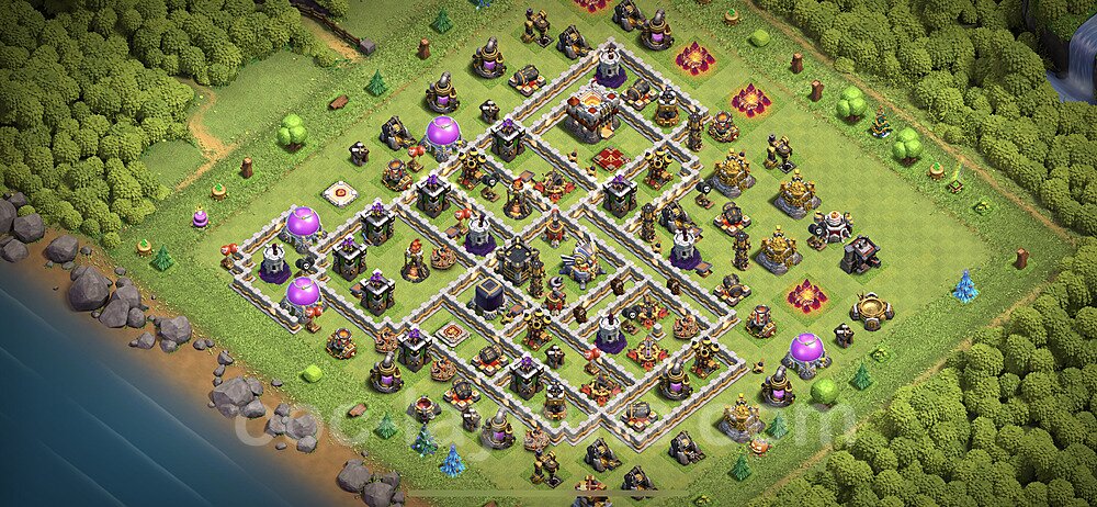 Clash of Clans TH11 Hybrid Base – Resource Protection Design Season 2026