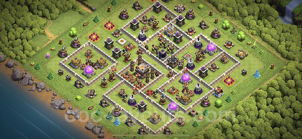 Dominate with This TH11 Hybrid Base β Anti Air 2025