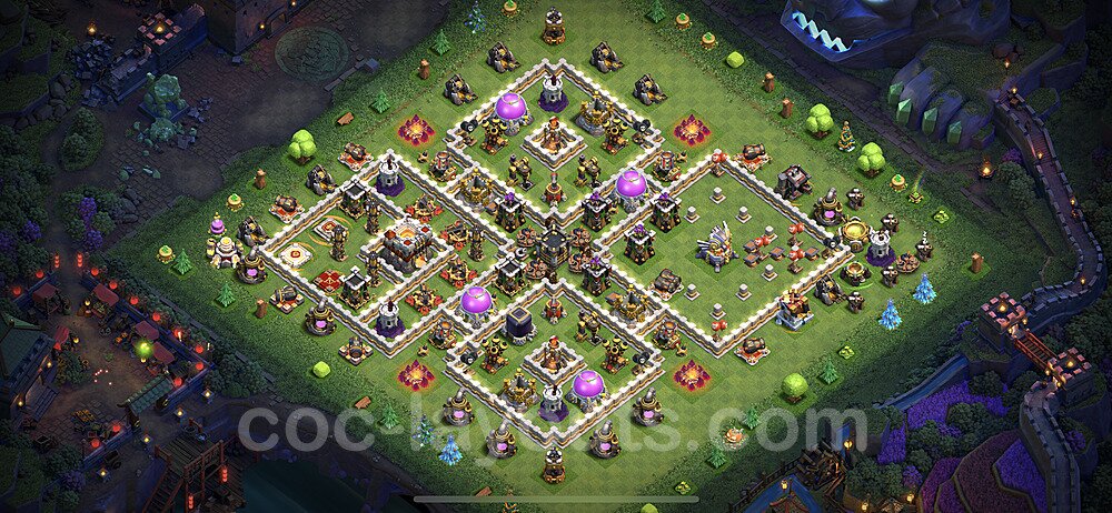Dominate with This TH11 Hybrid Base β Hybrid Defense 2026