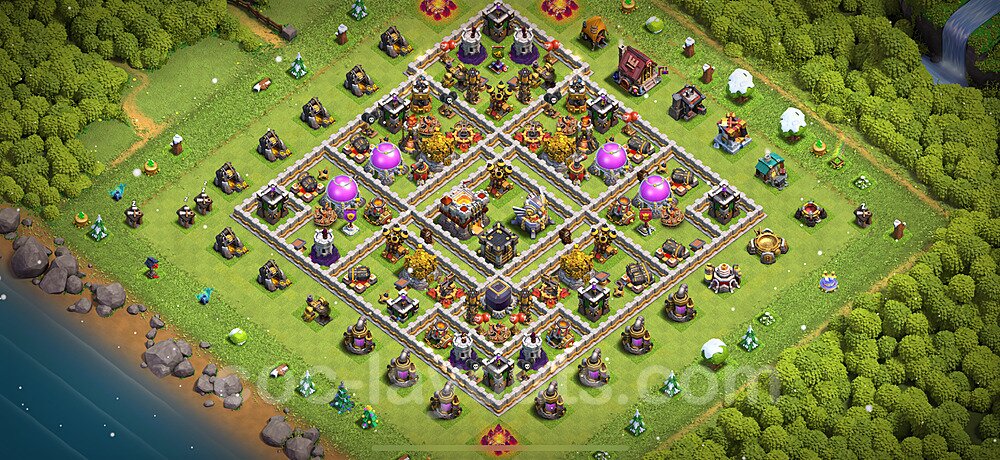 High Win-Rate TH11 Hybrid Base β Anti Everything Layout 2026